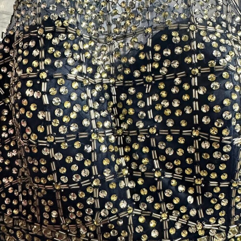 1735 Navy Dress - Picture 5 of 5